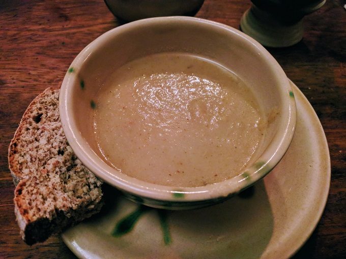 Bunratty Castle medieval banquet - soup