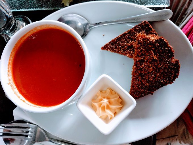 Clancy's Bar, Youghal - roasted red pepper soup