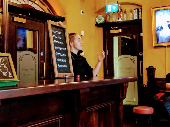 Irish Whiskey Museum, Dublin - replica bar