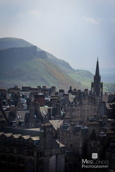 View of Edinburgh from the Scott Monument, Scotland