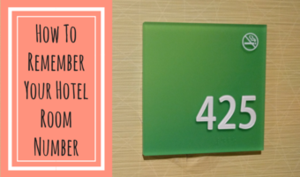 How To Remember Your Hotel Room Number