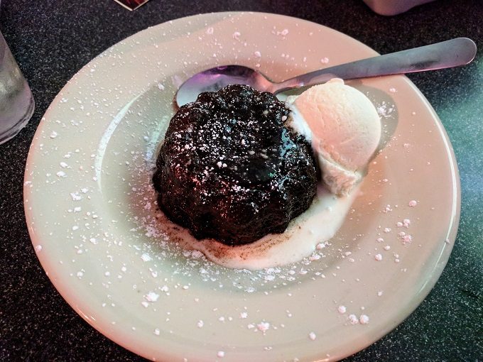 The Village Grill, Roanoke VA - molten lava cake