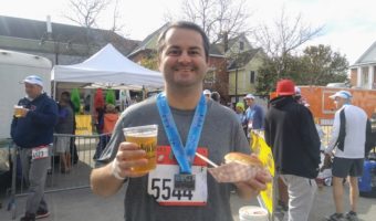 My reward - free food and beer