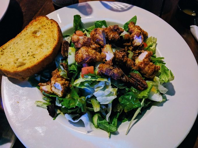 Shelby Campbell's chicken tender salad