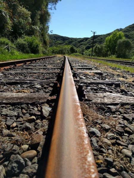 Abandoned railway in Tangarakau