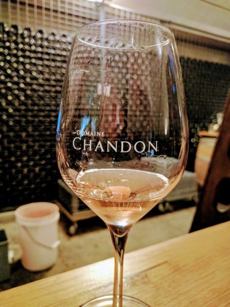 Chandon wine tasting