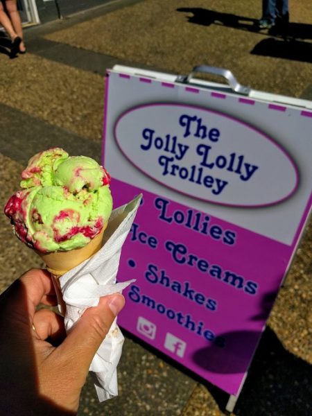 Toffee apple ice cream from The Jolly Lolly Trolley