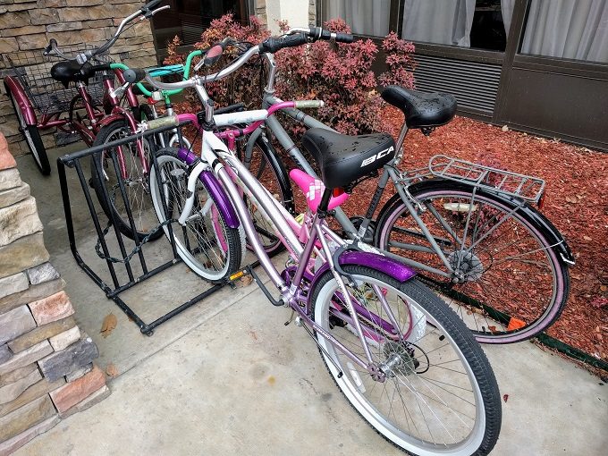 Hotel's bikes