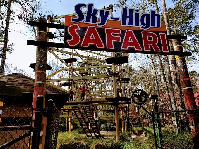 Sky-High Safari ropes course