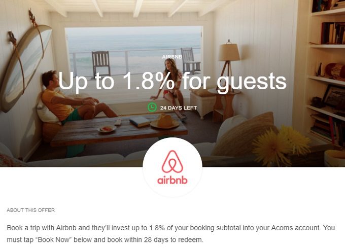 Airbnb Acorns