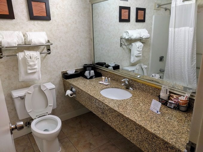 Comfort Inn Greenville SC - Toilet & vanity
