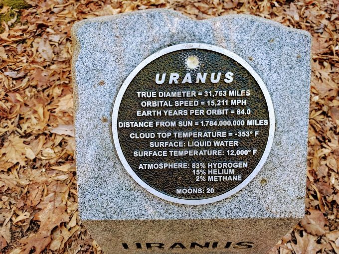 Gainesville Solar System walking tour 17 - Uranus