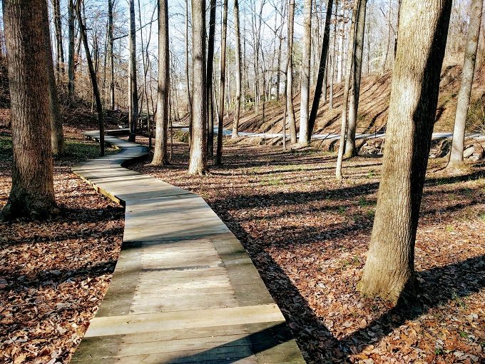 Gainesville Solar System walking tour 18 - Walk through another park