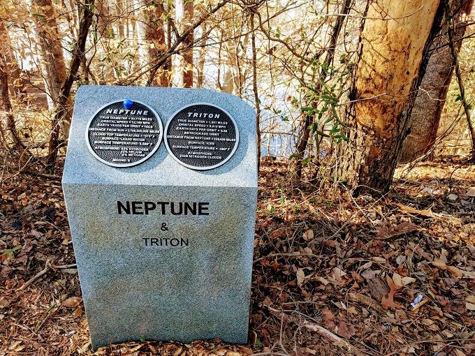 Gainesville Solar System walking tour 19 - Neptune and Triton