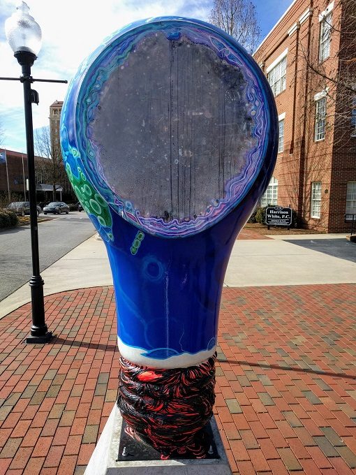 Lighten Up Spartanburg Geobulb by Sharon Passmore from the other side