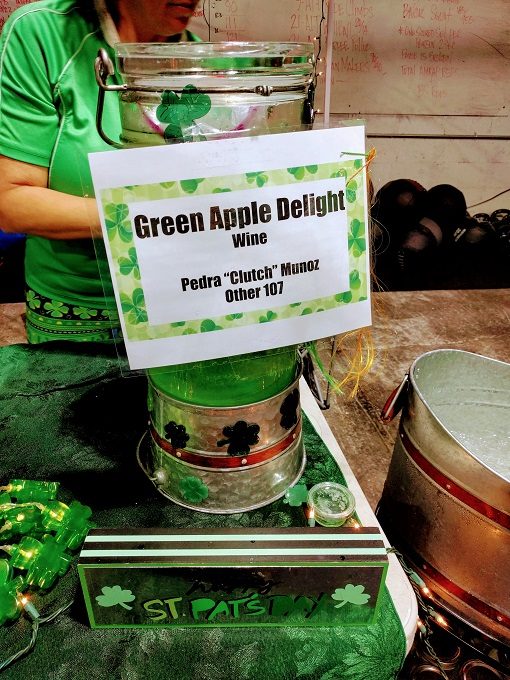 Enterprise, AL St Patrick's Day Homebrew Competition - Green Apple Delight wine