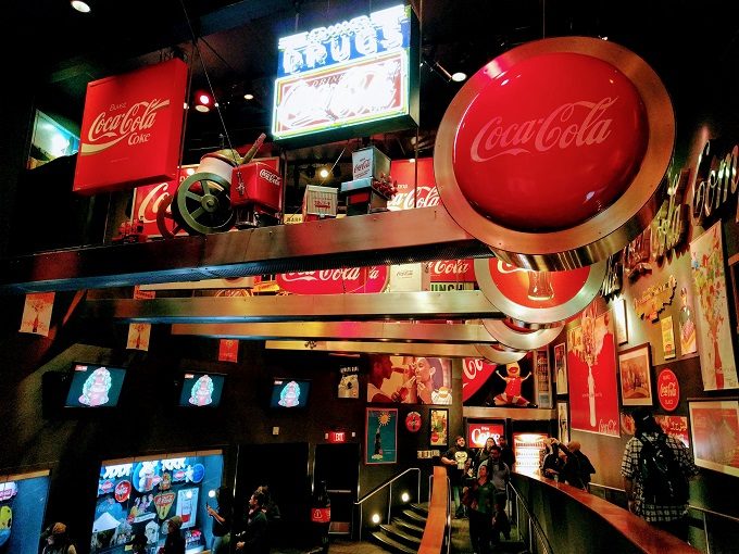 World of Coca-Cola paraphernalia