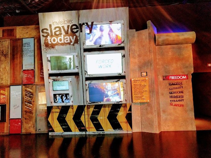 16 National Underground Railway Freedom Center - Slavery Today exhibit