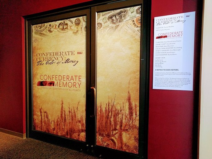 17 National Underground Railway Freedom Center - Confederate Currency & Confederate Memory exhibits