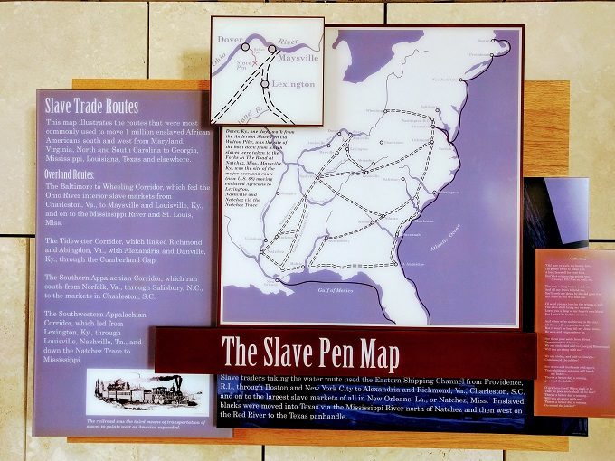 21 National Underground Railway Freedom Center - The Slave Pen Map
