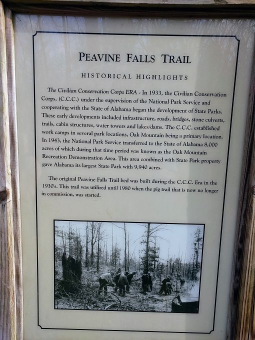 Information about Peavine Falls