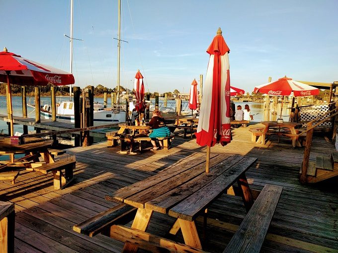 JT's Sunset Grill, Dauphin Island, Alabama Outdoor seating