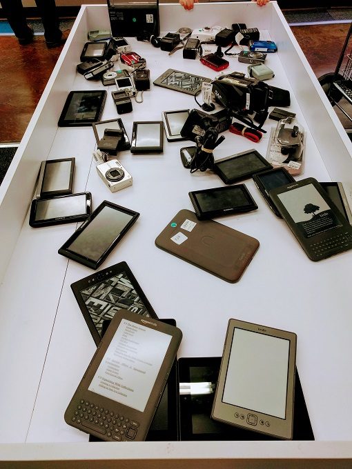 Kindles, tablets, iPods & more at the Unclaimed Baggage Center