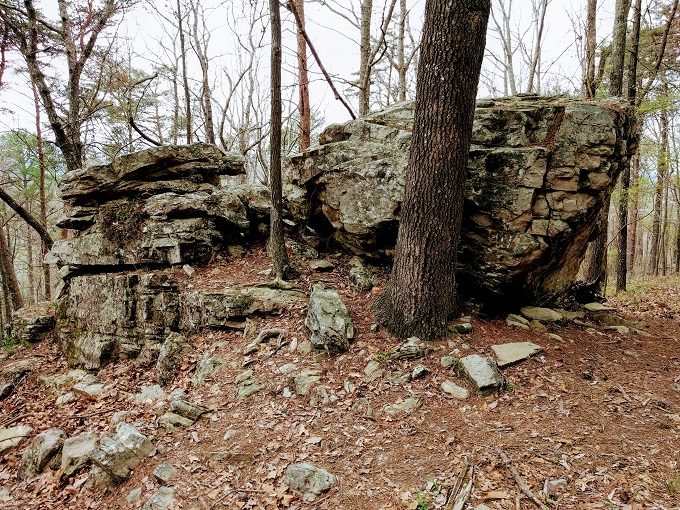 King's Chair, Oak Mountain State Park 12 This is not the rock you're looking for