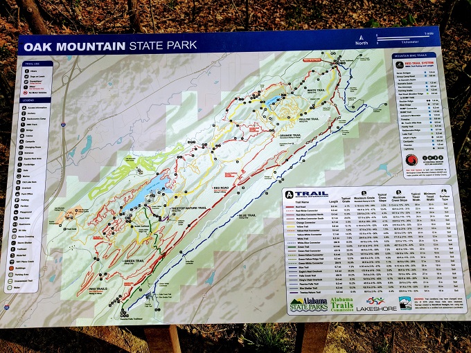 Oak Mountain State Park Hiking Trails No Home Just Roam