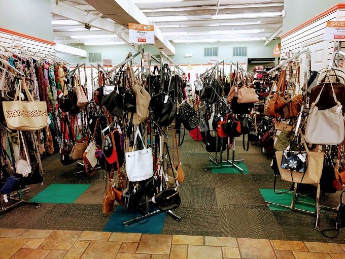Purses at the Unclaimed Baggage Center