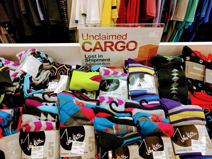 Socks at the Unclaimed Baggage Center