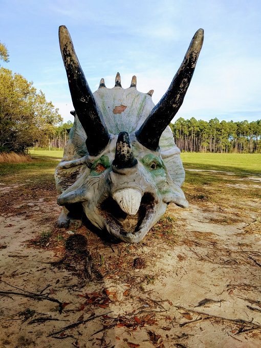 Triceratops, Dinosaurs In The Woods, Elberta Alabama