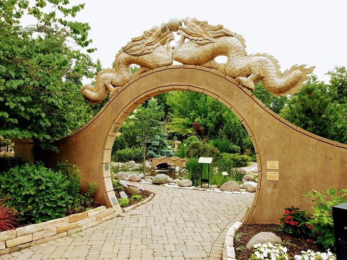 Entrance to Chinese Garden, Riverside International Friendship Gardens, La Crosse WI