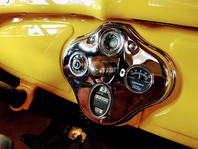 Inside a 1929 Ford Model A Roadster
