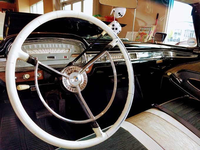 Inside a 1959 Ford Fairline Galaxie Skyliner