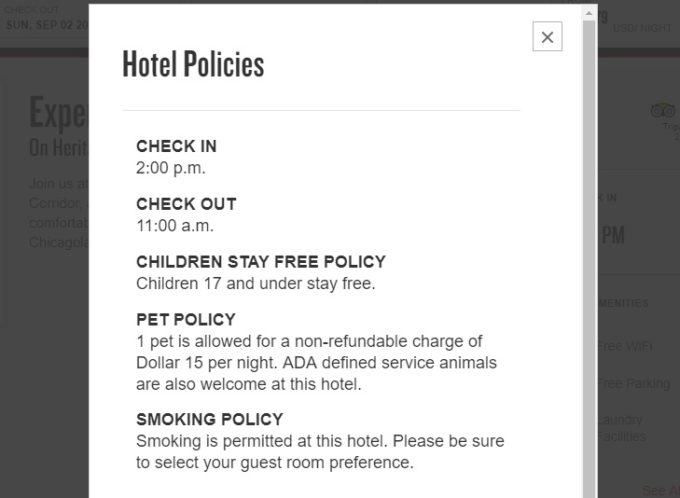 Super 8 Pet Policy Pricing