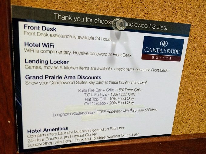 Candlewood Suites Peoria at Grand Prairie - Restaurant discounts