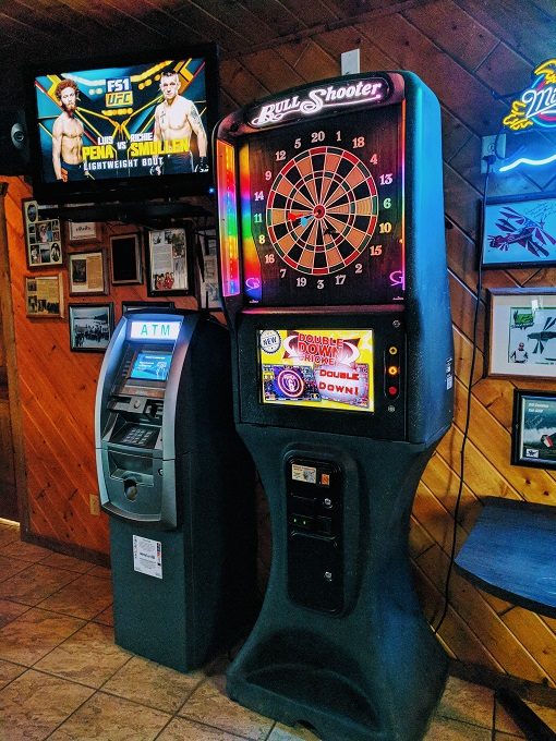 Harbor View Pub & Eatery, Phillips WI - Darts machine