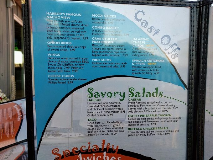 Harbor View Pub & Eatery menu, Phillips WI - Appetizers & salads