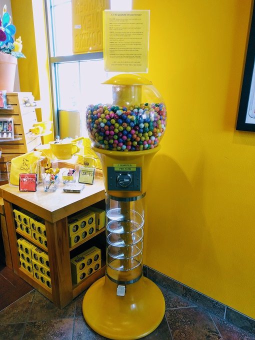 National Mustard Museum, Middleton WI - Gumball lottery