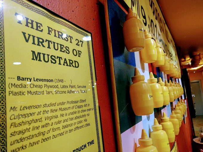 National Mustard Museum, Middleton WI - Mustard is patient, mustard is kind, mustard does not envy... ;)