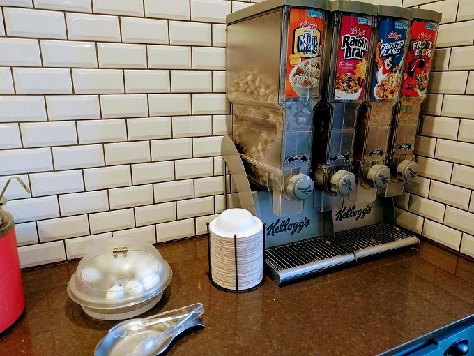 Country Inn & Suites Manteno IL breakfast - Breakfast cereals & hard boiled eggs