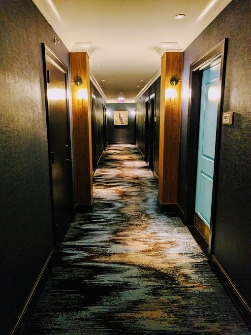 Kimpton Gray Hotel, Chicago IL - Hallway on 10th floor