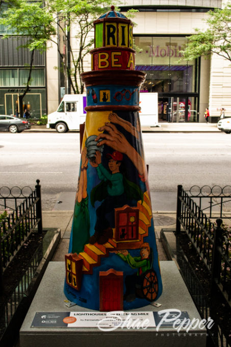 Rise Up, Lighthouses On The Mag Mile, Chicago