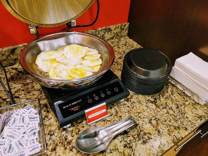 TownePlace Suites Chicago Naperville, Illinois breakfast - Fried egg with cracked black pepper