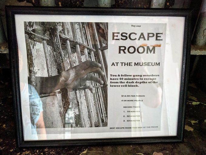 Franklin County Historic Jail Museum Escape Room