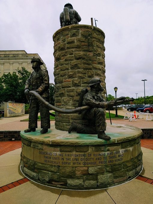 Illinois Firefighters memorial, Springfield IL