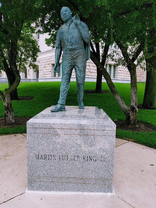 Martin Luther King Jr statue, Springfield IL