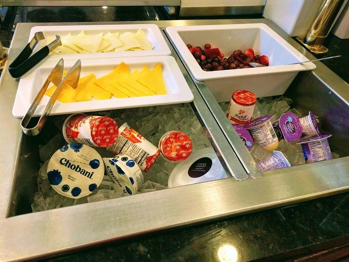 Residence Inn Oklahoma City South breakfast - Cheeses, yogurts & fruit