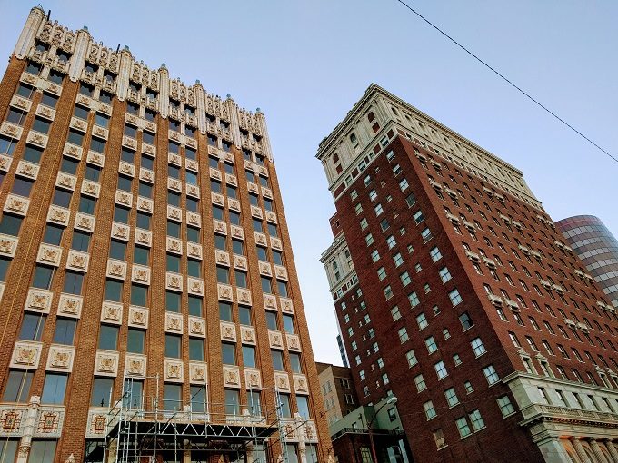 Buildings in downtown Tulsa OK